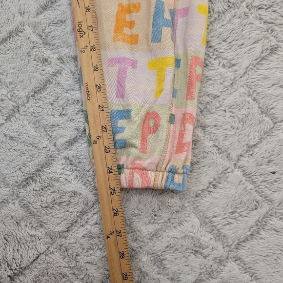 Anthropologie Joggers Womens S Pink Pride Graphic Luke John Matthew Arnold - Picture 6 of 10